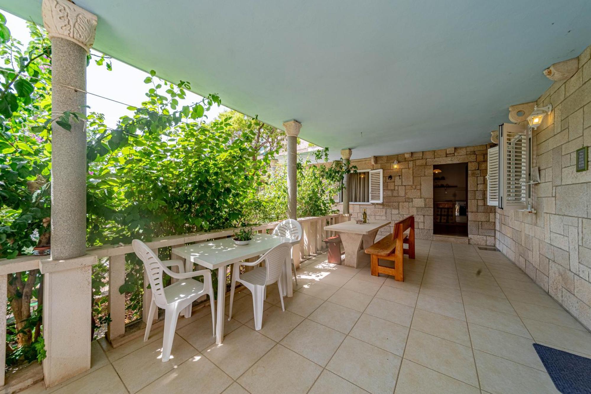 Seaside House For Families With Children Cove Rasohatica, Korcula - 4386 لومباردا المظهر الخارجي الصورة